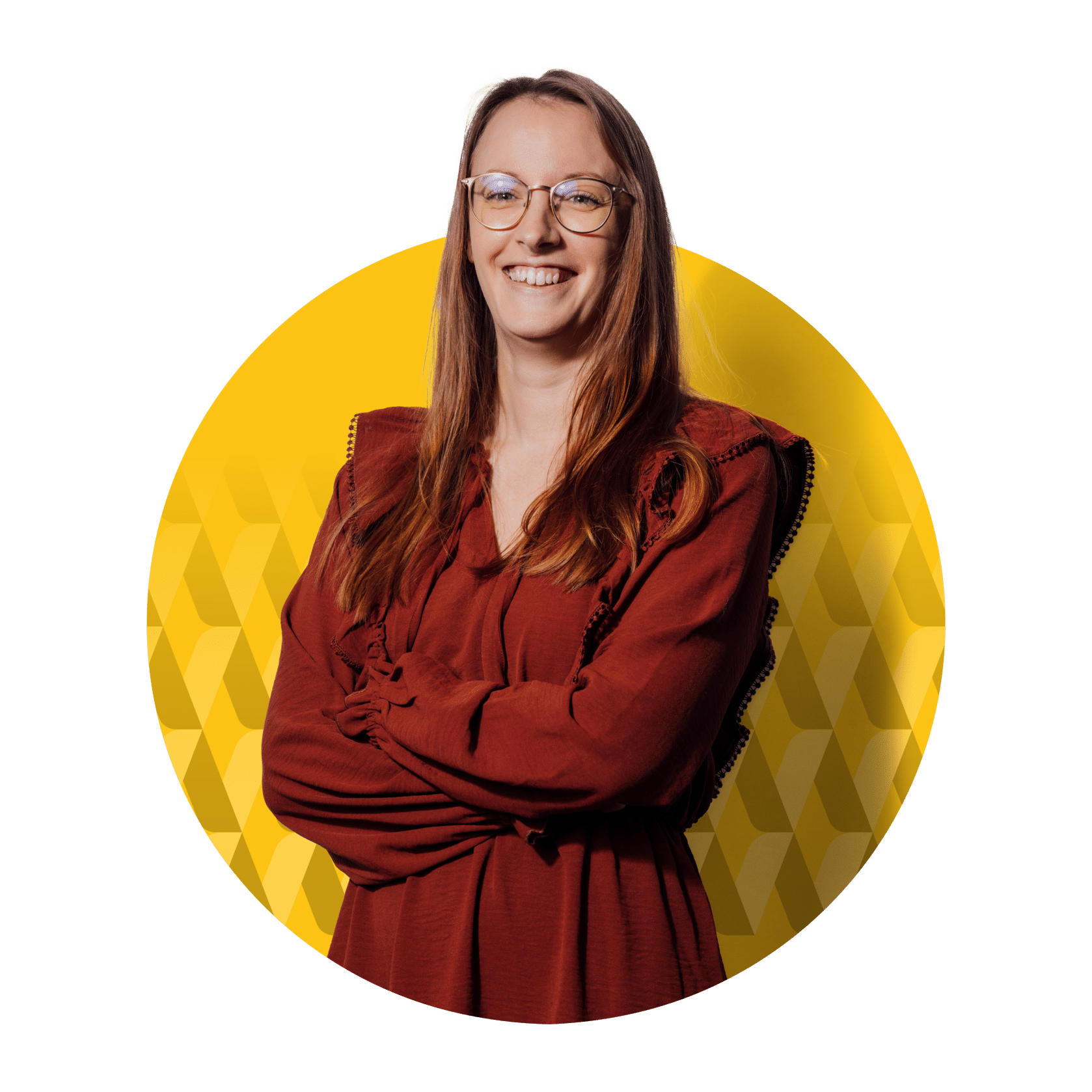 Portret Daisy - geel