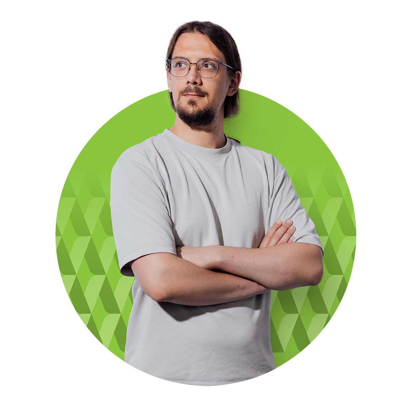 Portret Christiaan - groen