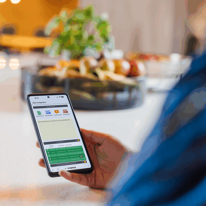 Smartphone budgetpas